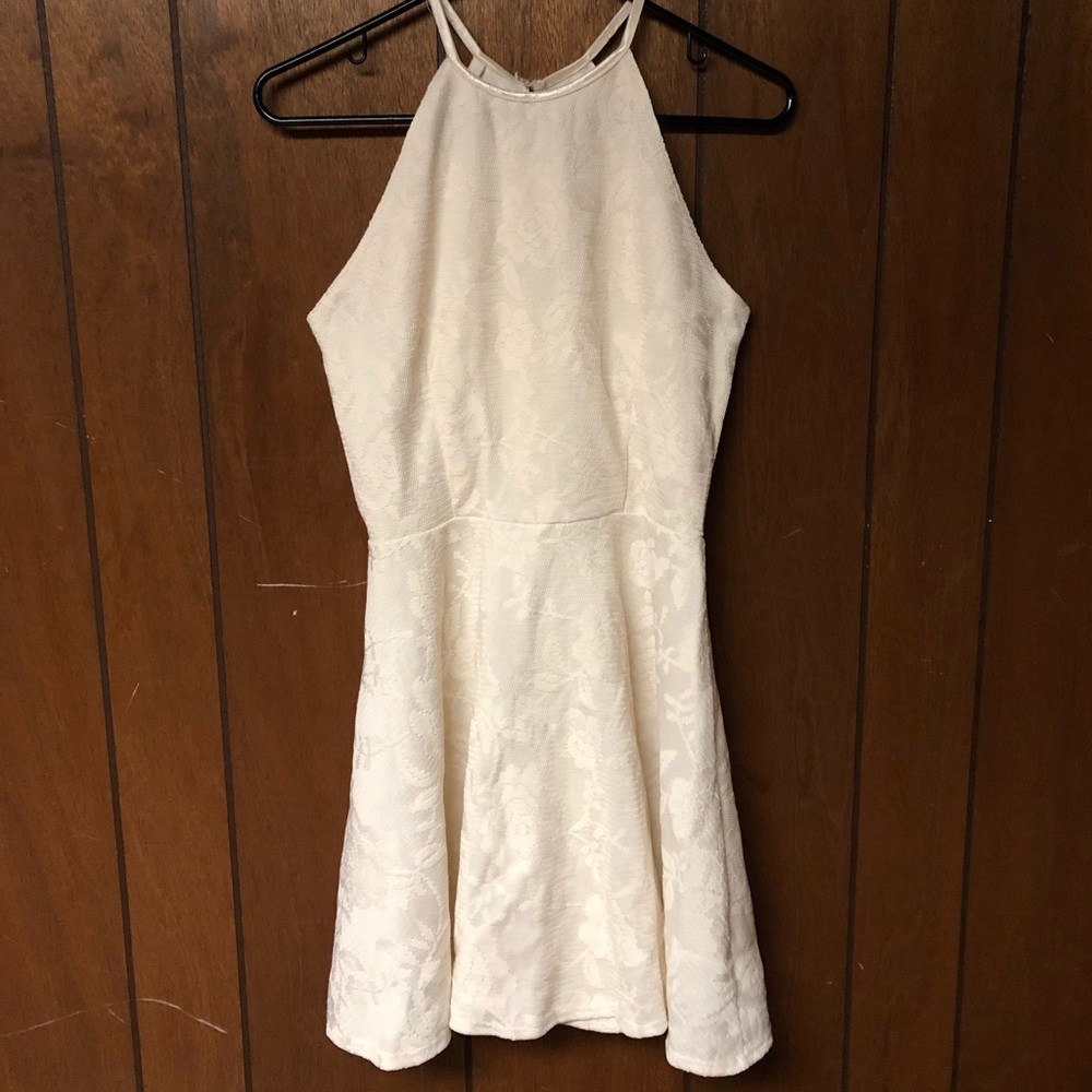 White lace dress